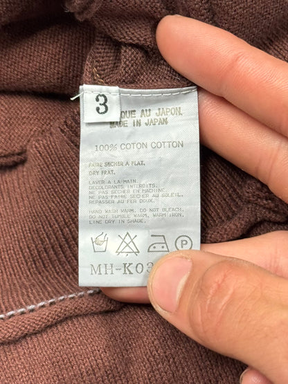 Yohji Yamamoto ‘Y’s For Men’ Collarless Zip-Up Sweater