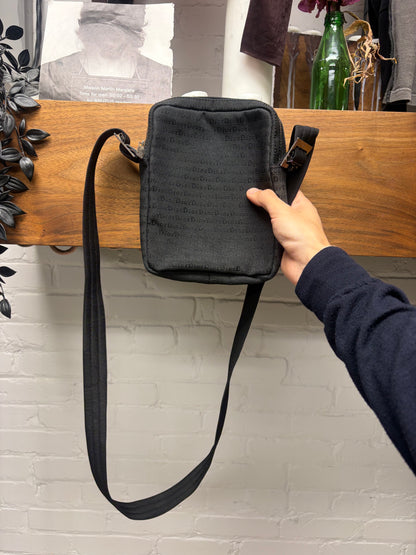 Dior Homme ‘Trotter Monogram’ Black Canvas Crossbody Bag