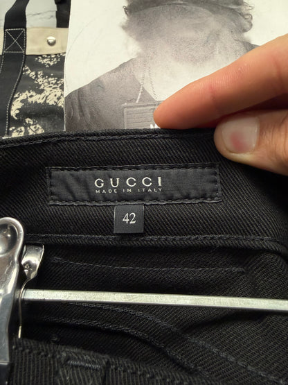 Gucci Corduroy Black/Blue Slim Cut Jeans