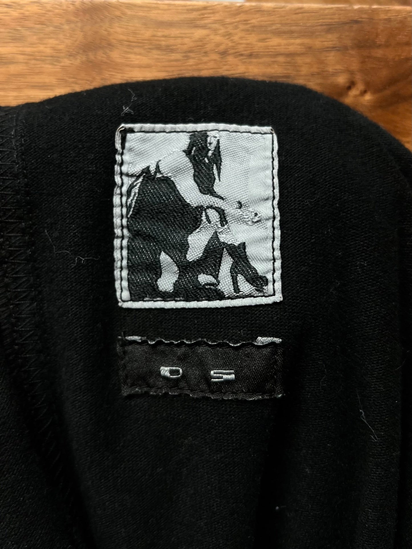 SS2016 Rick Owens Skirted Black ‘Berlin’ Drawstring Sweatpants