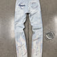 SS2016 Givenchy ‘Jesus in Thorns’ Carpenter Skinny Denim