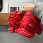 Raf Simons ‘Ozweegos V2’ Red Low Top Sneakers