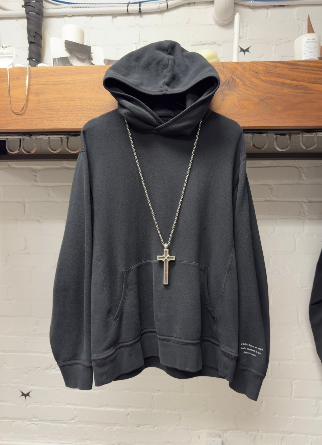 Chrome Hearts 40 Inch XL Length ‘Paper Chain’ 925 Silver Necklace