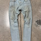 2013 Saint Laurent by Hedi Slimane ‘D02’ Light Wash ‘Dirty Blue’ Skinny Denim