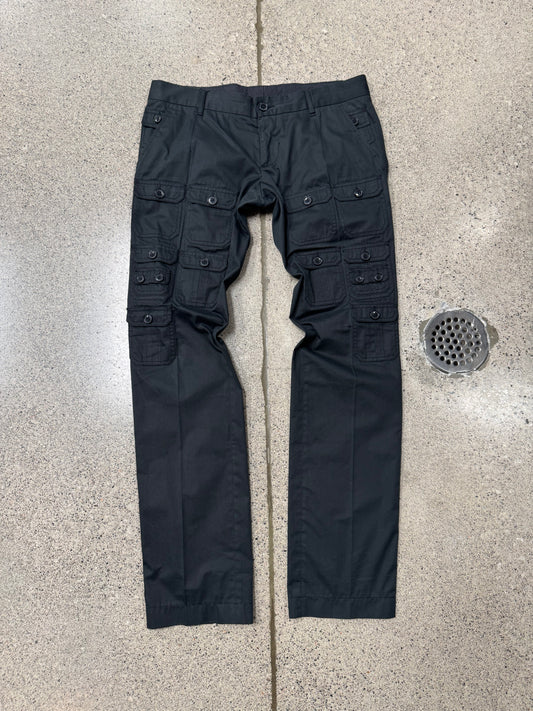 SS2007 Dolce & Gabbana Mainline Multi-Pocket Cargo Trousers