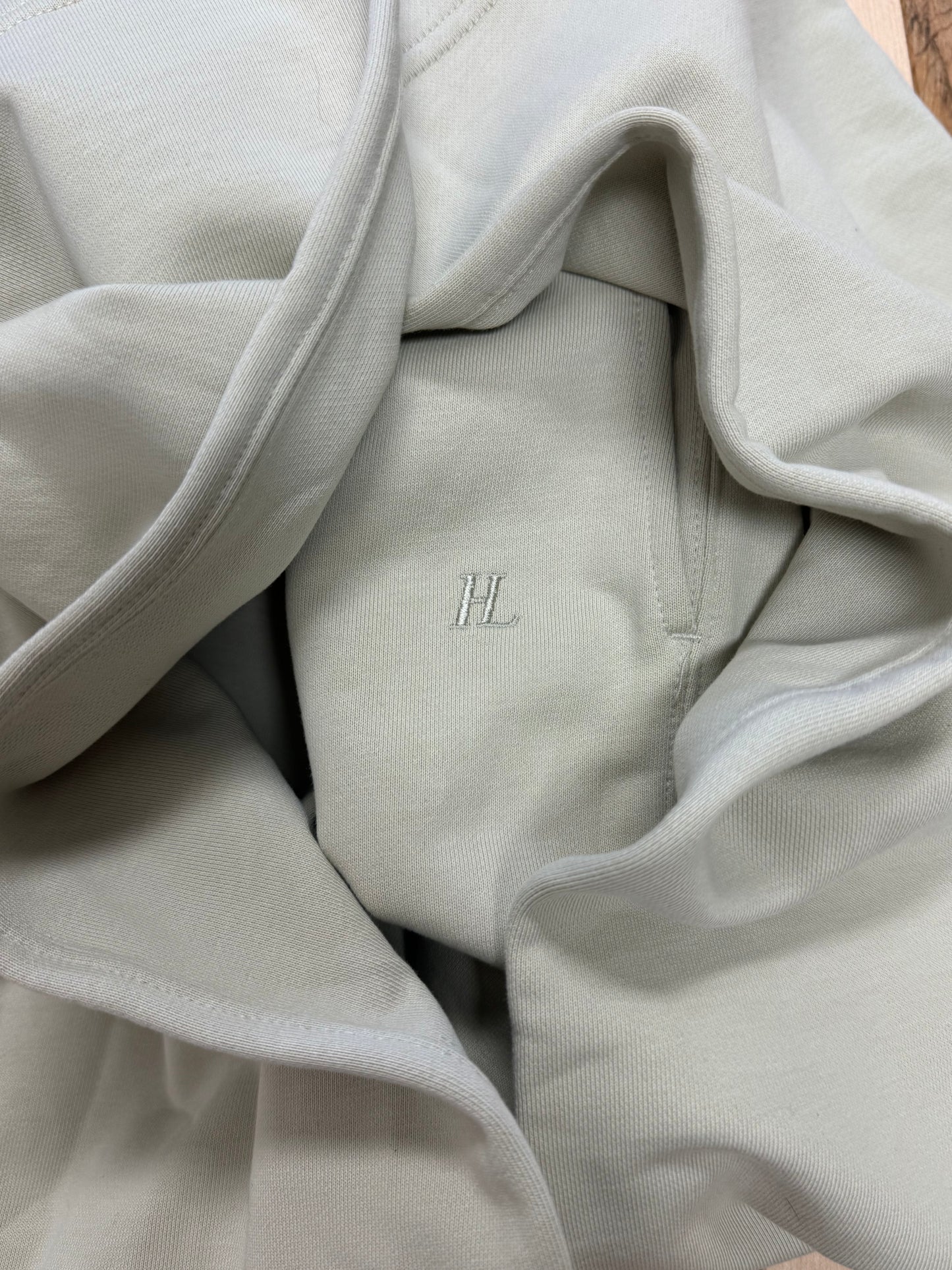 Helmut Lang ‘HL’ Embroidered Logo Wide Leg Sweatpants