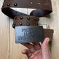 2000s Hysteric ‘People Have the Power’ Studded Leather Belt