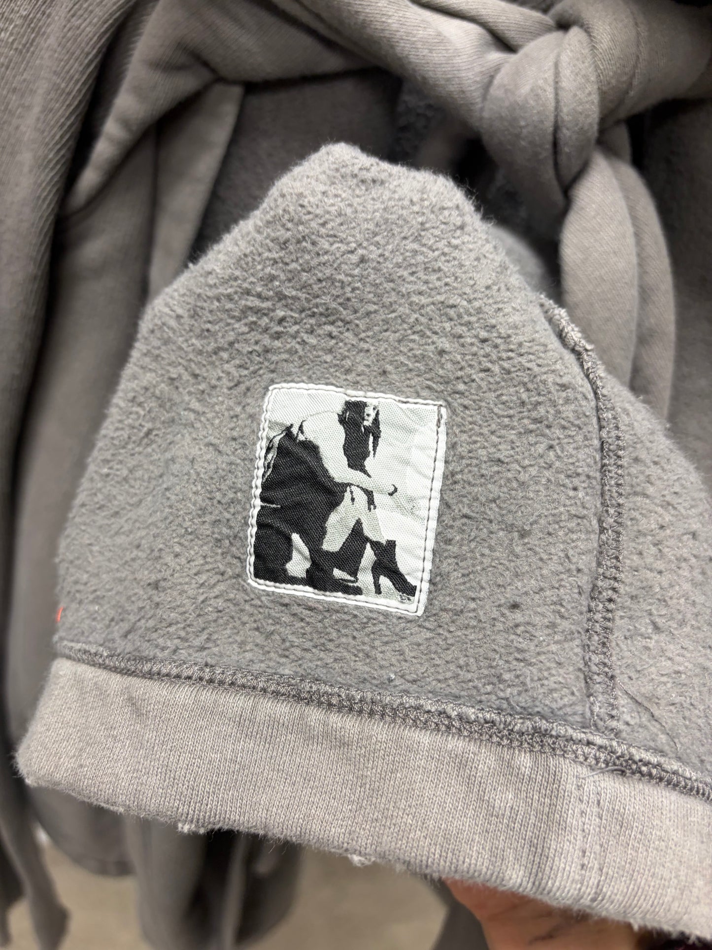 Rick Owens O&M era ‘Mountain’ Oyster Sun-Faded Hoodie