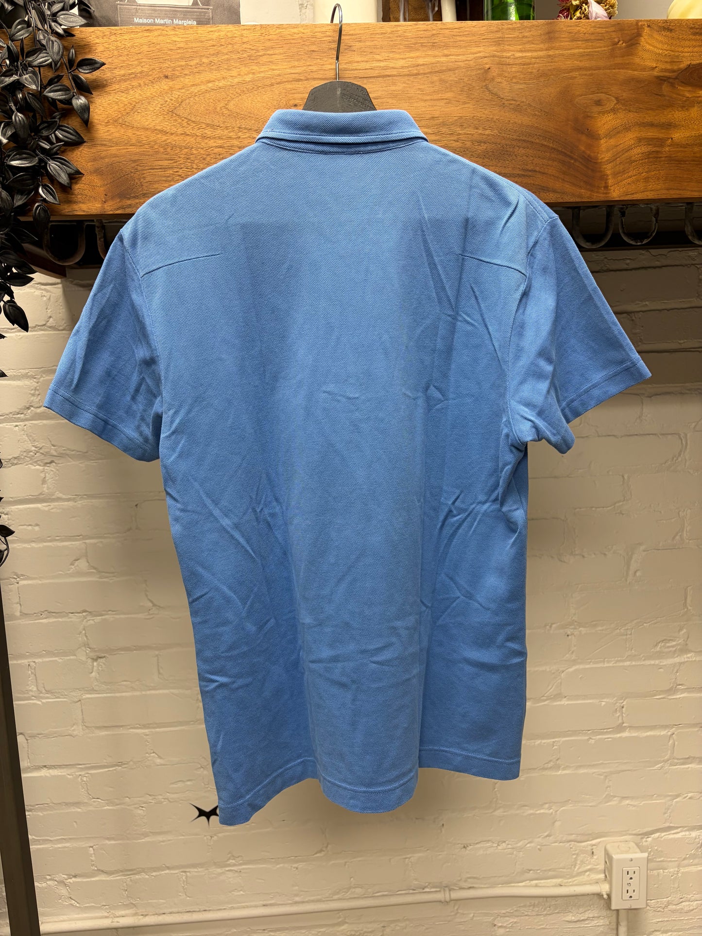 Dior Homme Embroidered ‘Bee Logo’ Carolina Blue Polo