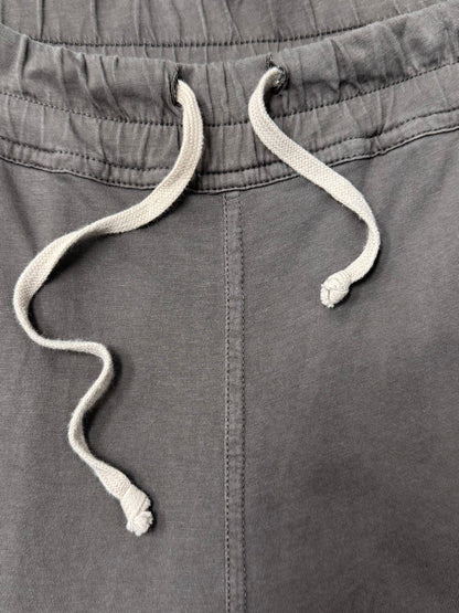 2000s Rick Owens ‘Dark Dust’ O&M Era Drop Crotch Pod Shorts