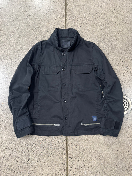 Undercover ‘M-65’ Black Cotton/Canvas Military Jacket