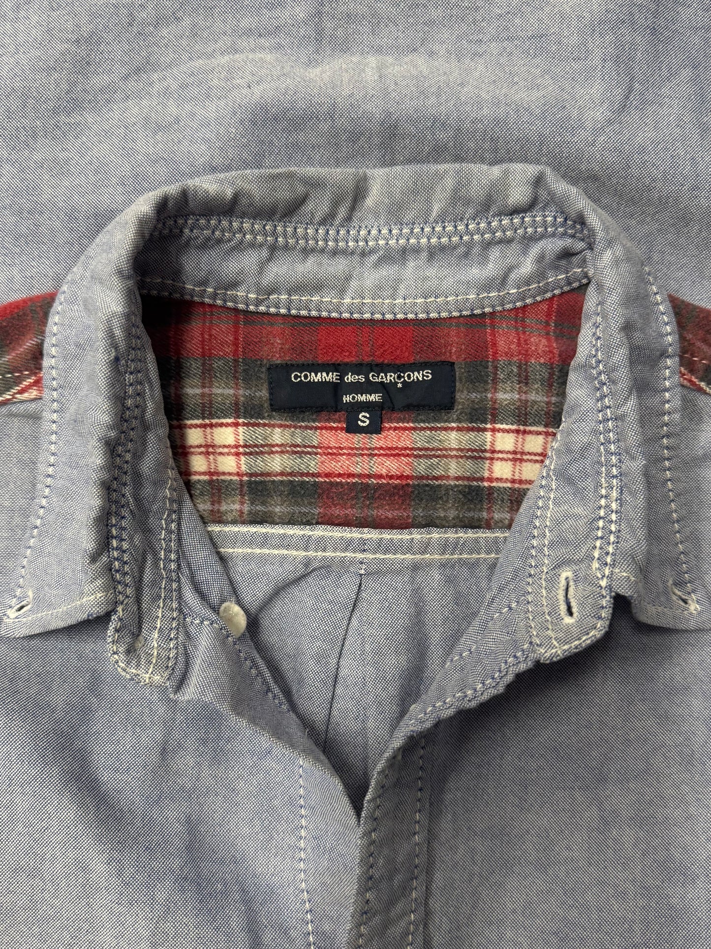 SS2011 Comme Des Garçons Tartan Plaid Button Down Shirt