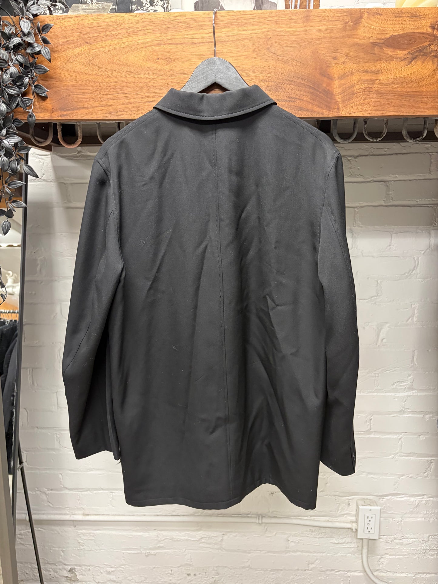 Lemaire Black Military Inspired Blouson with Quilted Liner