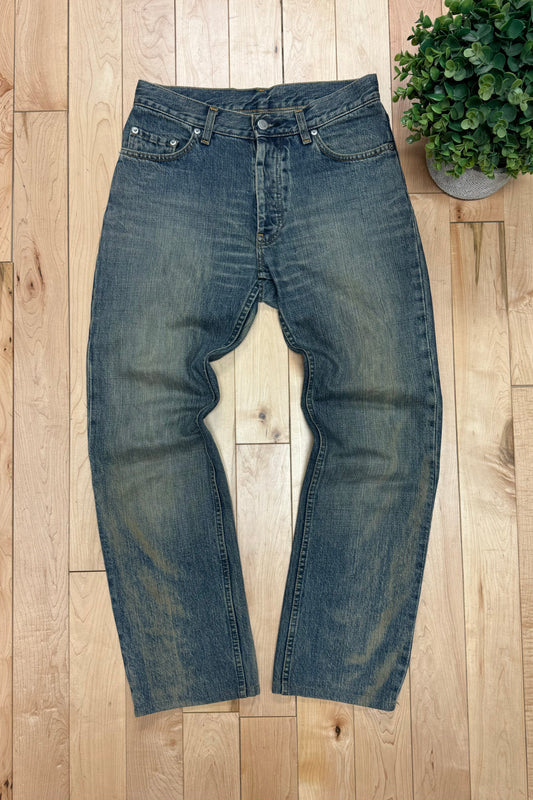 1998 Helmut Lang Dirt Wash Bootcut Denim