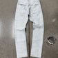 SS2016 Maison Margiela ‘Paint Coated’ White/Blue Denim