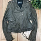 Roberto Cavalli Grey Calfskin Leather Perfecto Zip Biker Jacket