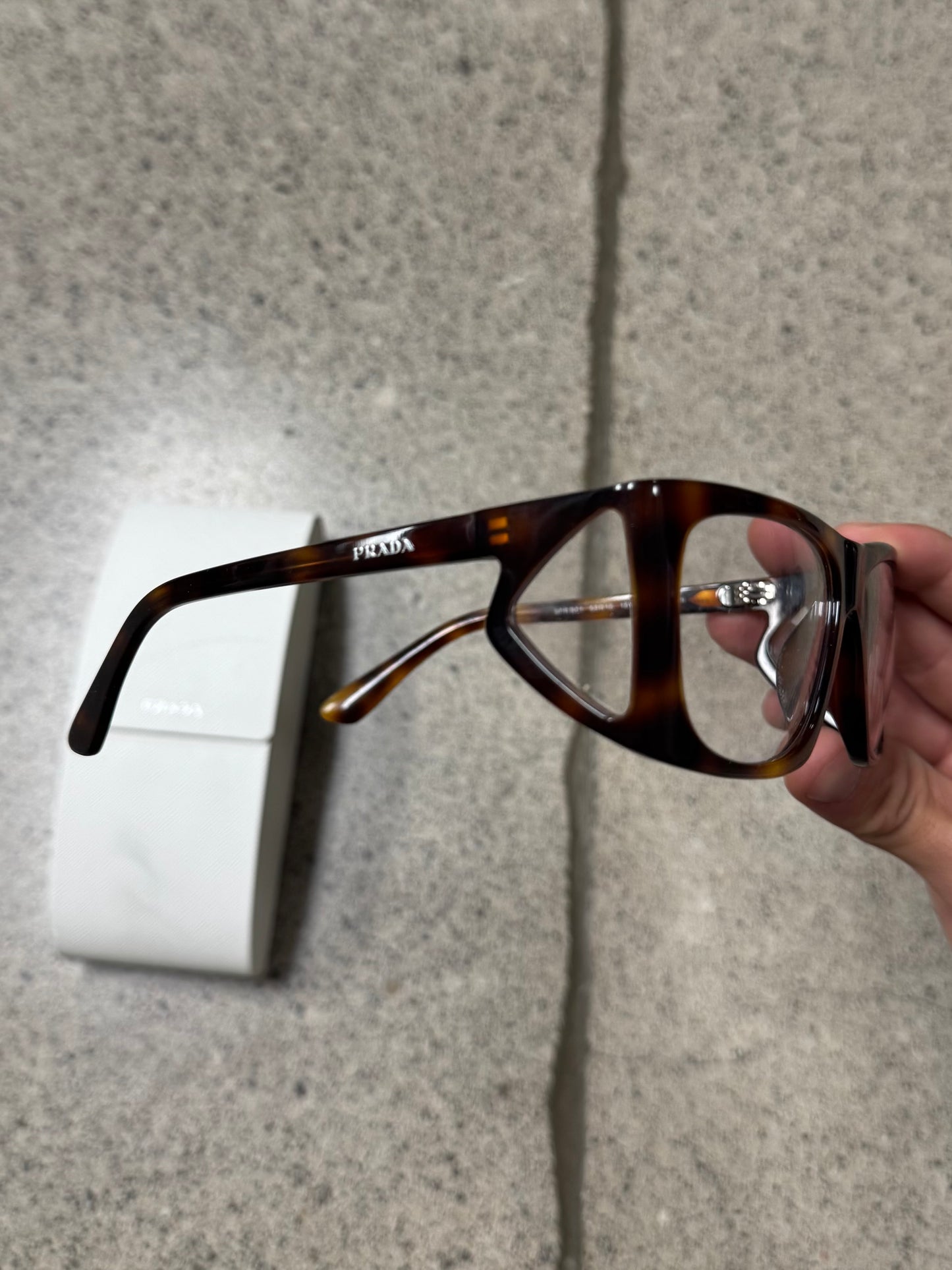 Prada Brown Tortoiseshell ‘Blue-Ray’ Sunglasses