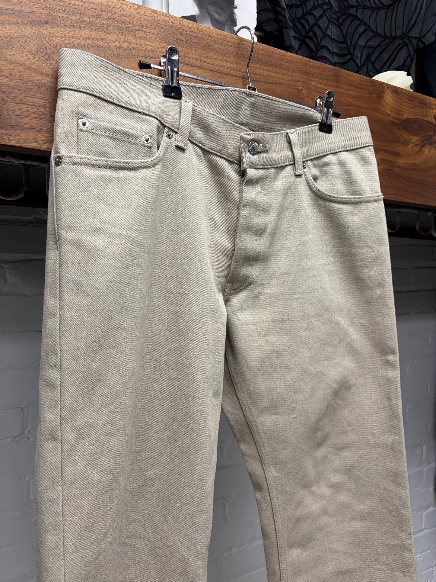 Vintage Helmut Lang ‘Sand Wash’ Classic Raw Bootcut Denim