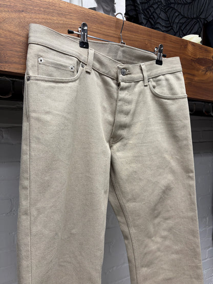 Vintage Helmut Lang ‘Sand Wash’ Classic Raw Bootcut Denim
