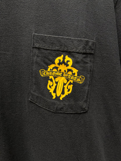 Vintage Chrome Hearts ‘Vine Dagger’ Black/Yellow Graphic T-Shirt