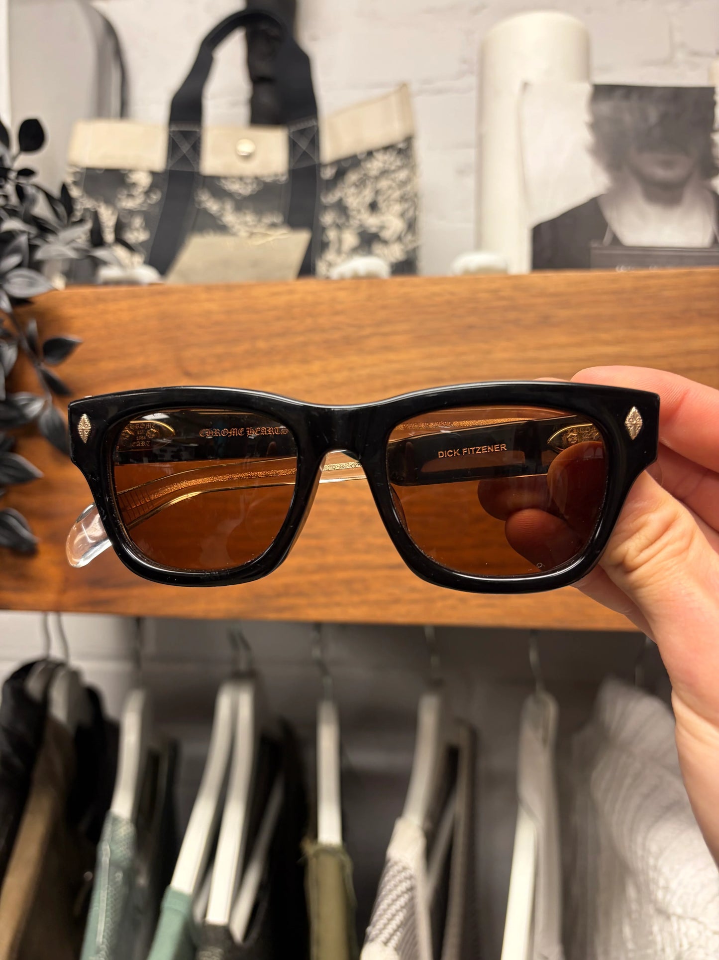 Chrome Hearts ‘Dick Fitziner’ 18K Gold Sunglasses