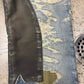 Givenchy Boro Repaired Distressed Moleskin Patched Blue Denim