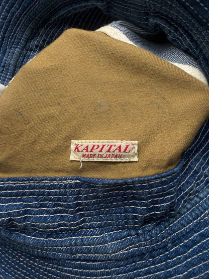 Kapital ‘Old Man & The Sea’ Blue Denim Bucket Hat