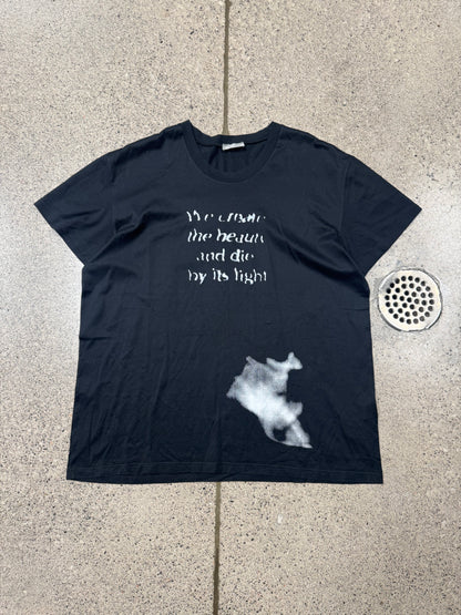 AW2010 Dior Homme ‘We Create the Beauty & Die by its Light’ Graphic T-Shirt
