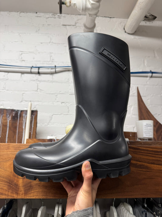 Alyx Studios ‘Wellington’ Black Waterproof Rubber Rain Boots