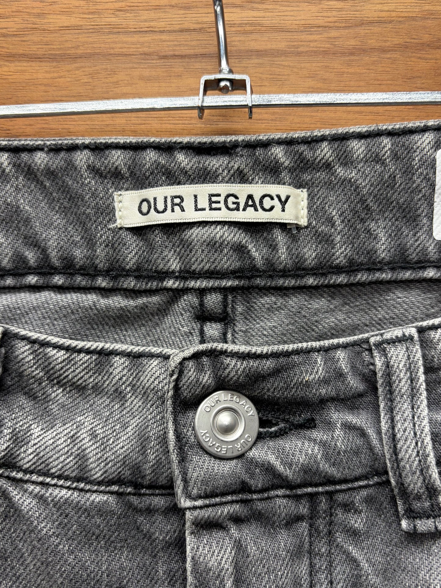 Our Legacy Extended ‘Third Cut’ Grey Denim