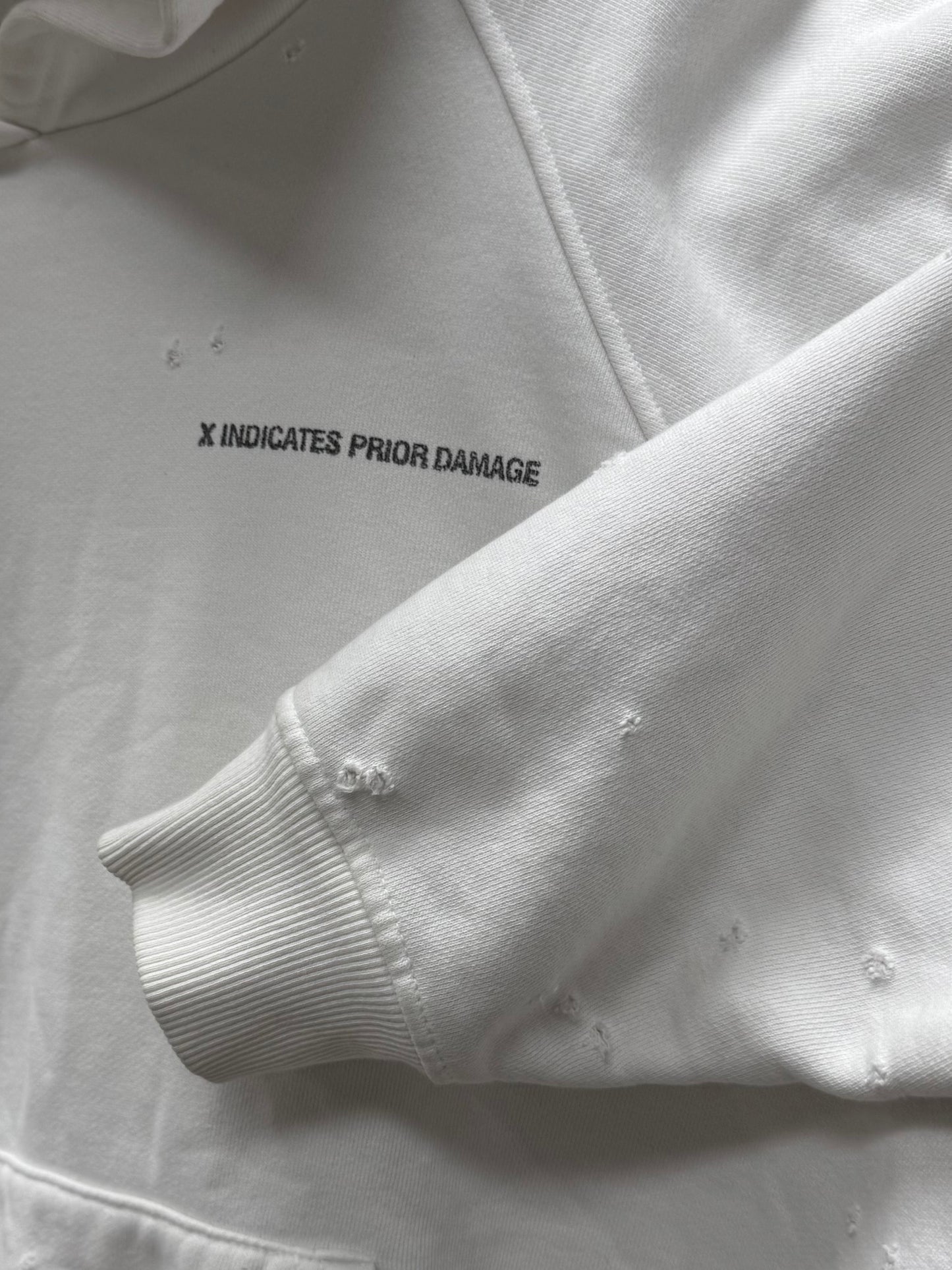 Enfants Riches Deprimes ‘X Indicates Prior Damage’ Thrash Distressed Hoodie