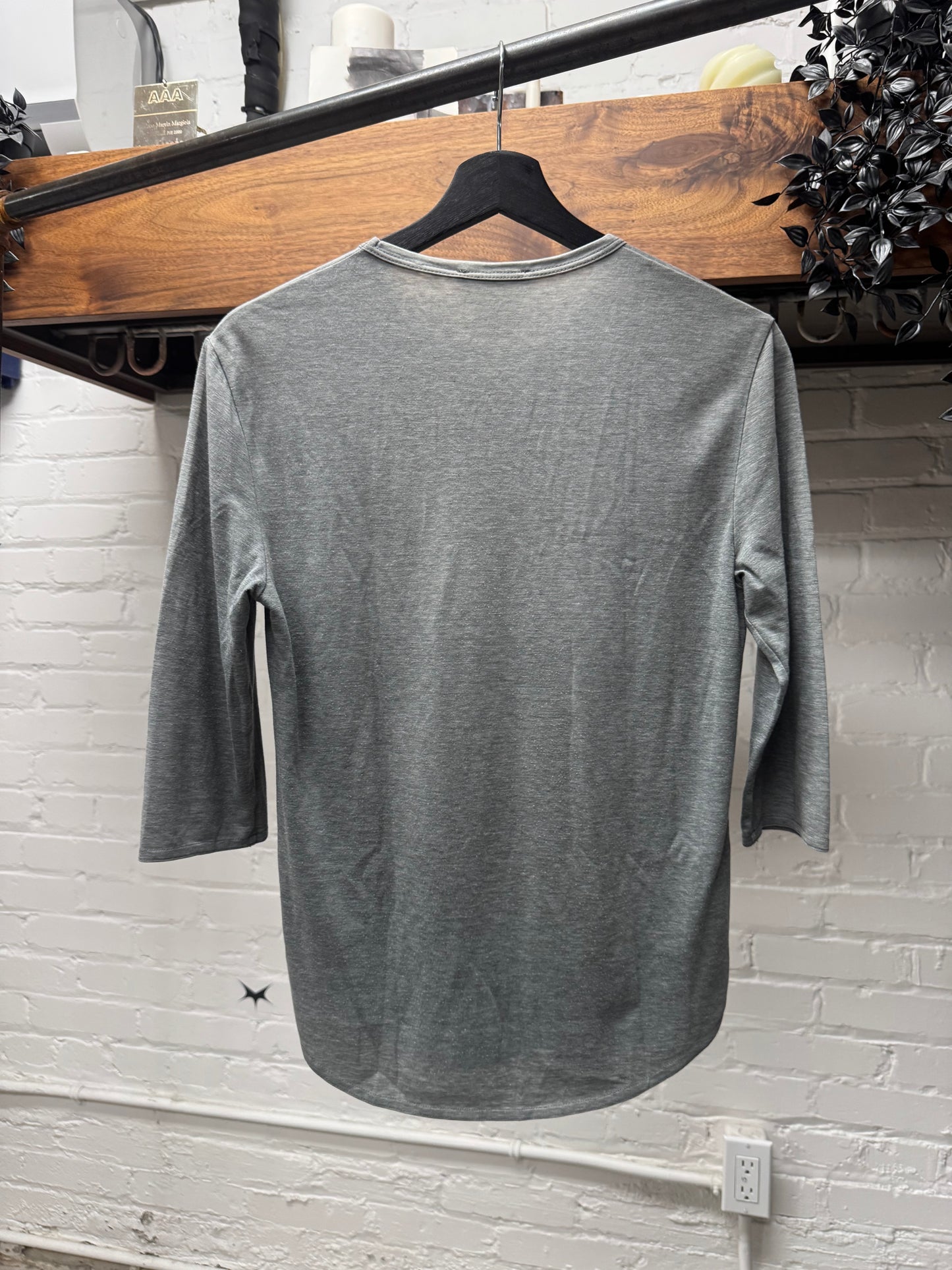 SS1998 Raf Simons ‘Black Palms’ Baseball Sleeve Shirt