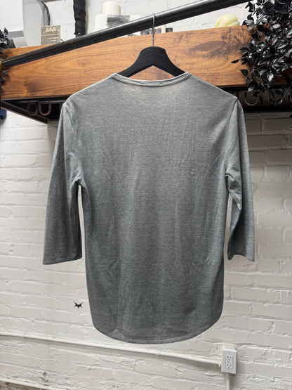 SS1998 Raf Simons ‘Black Palms’ Baseball Sleeve Shirt