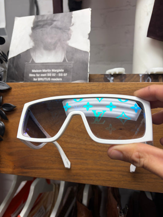 SS2021 Louis Vuitton by Virgil Abloh ‘Sideway’ Blue Monogram  Sunglasses