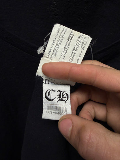 Chrome Hearts Women’s Scoop Neck Plus Cross Graphic T-Shirt