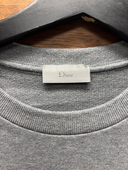 AW2017 Dior Homme ‘Hardior’ Grey Logo Sweatshirt