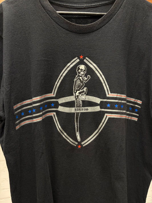 Chrome Hearts ‘Jarvis Skull’ Black Graphic T-Shirt