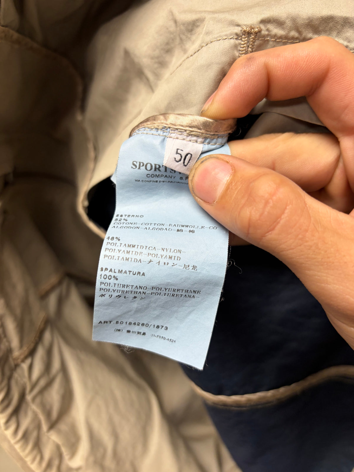 C.P. Company ‘Mille Miglia’ Tan Goggle Lens Hooded Jacket