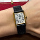 Vintage Cartier ‘Tank’ Vermeil 1613 With Genuine Crocodile Leather Band