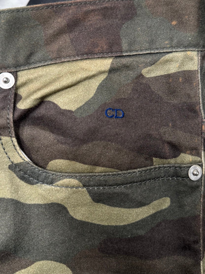 Dior Homme ‘Army Camouflage’ Skinny Denim