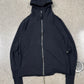 Thom Krom Double Layered ‘Thumbhole’ Zip-Up Hoodie