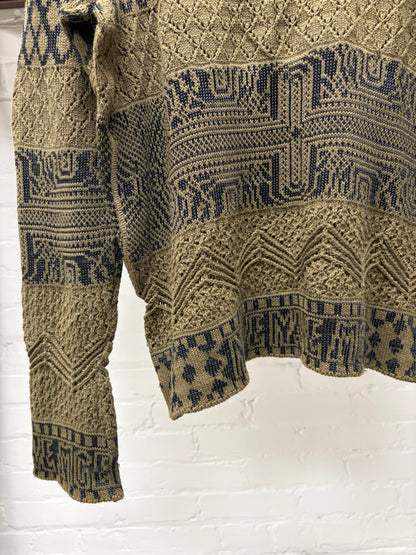 Vintage Jean Paul Gaultier ‘Mixed Patterns’ Cutout Knit Sweater