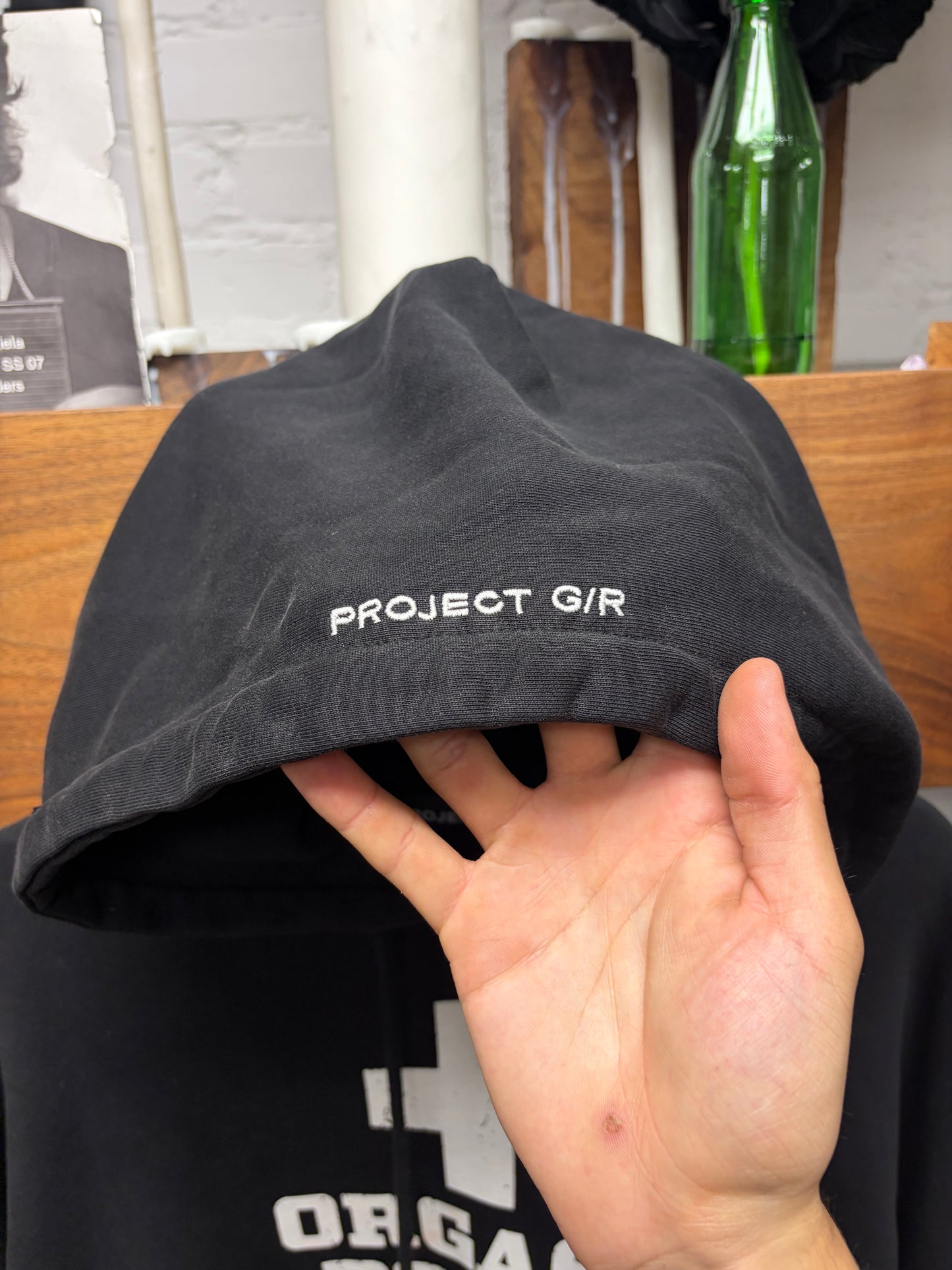 Project G/R ‘Orgasm Donor’ Black Oversized Hoodie
