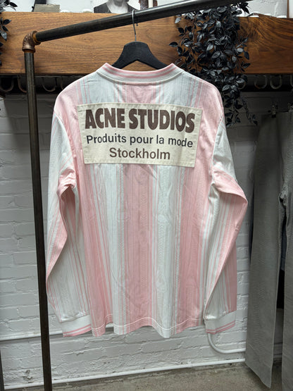Acne Studios x Erwin Sports Pink/White ‘Soccer’ Jersey