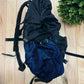 Bottega Veneta Black/Blue Tech Nylon ‘Trekking’ Backpack