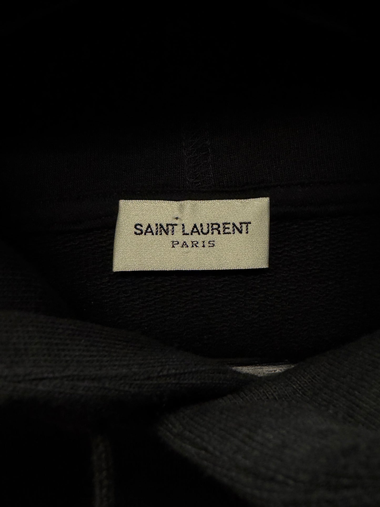 2019 Saint Laurent ‘Jardin Majorelle’ Black Pullover Hoodie