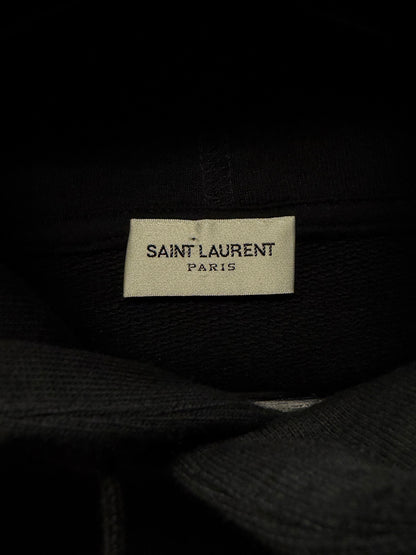2019 Saint Laurent ‘Jardin Majorelle’ Black Pullover Hoodie