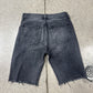 2018 Balenciaga ‘Washed Black’ Cutoff Denim Shorts