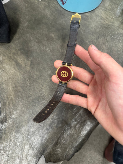 Vintage Gucci 2000M 18k Gold Plated Watch