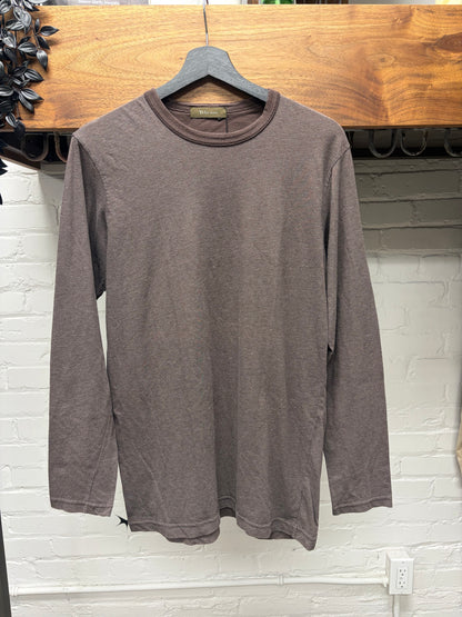 Yohji Yamamoto Brown ‘Ringer’ Long Sleeve Shirt